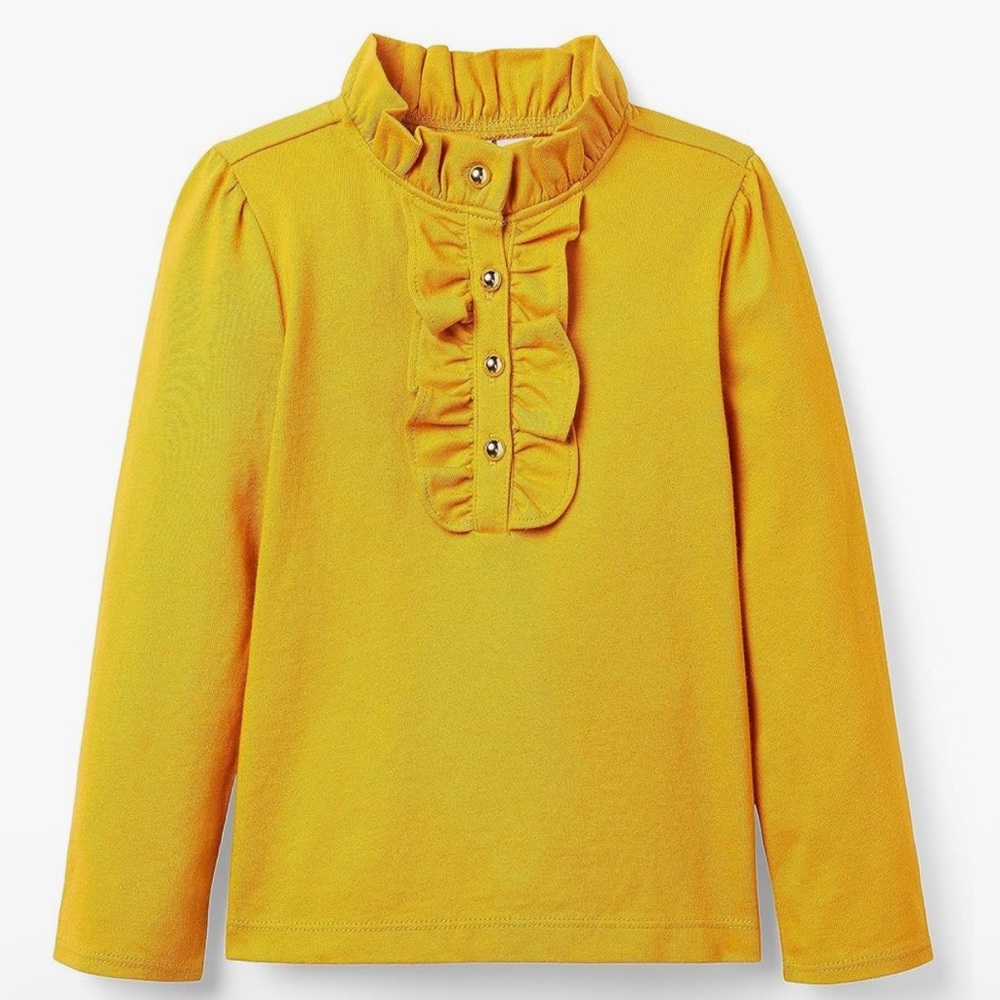 NWOT Janie and Jack Ruffle Long Sleeve Top